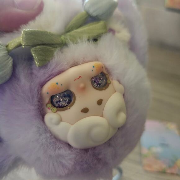 Lucky Deer Nai V2 Secret Garden Vinyl Plush Pendent OPENED CONFIRM Iris Purple - Picture 6 of 9